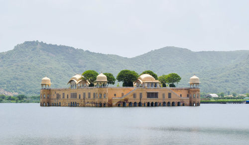 Houses on a lake