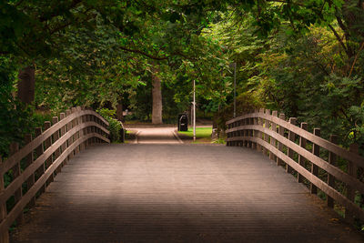 Footbridge in park