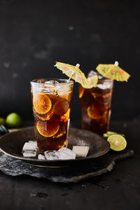 Close-up of drink on table