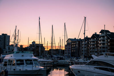 Early morning over the wet dock in ipswich, uk