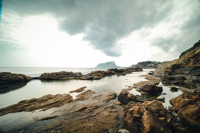 Panoramic view of sea against sky