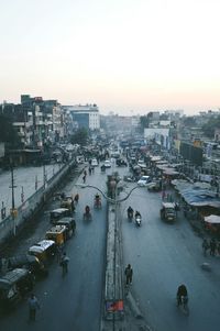 Traffic on road