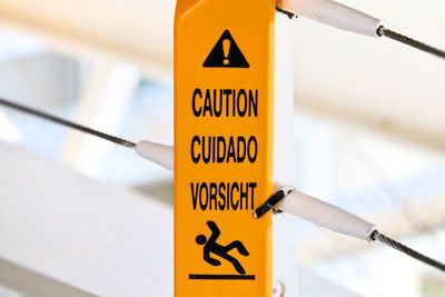 Low angle view of information sign