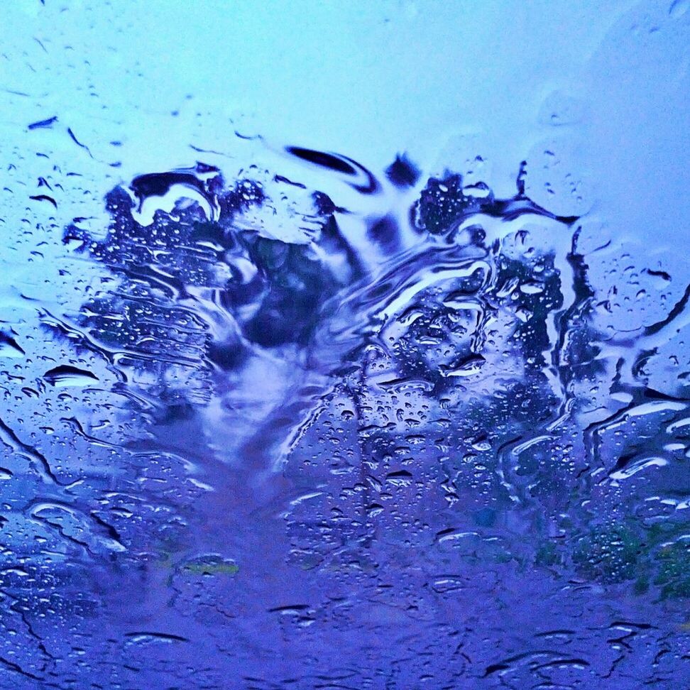 water, drop, wet, transparent, blue, backgrounds, full frame, glass - material, close-up, rain, window, season, indoors, purity, raindrop, nature, glass, reflection, no people, weather