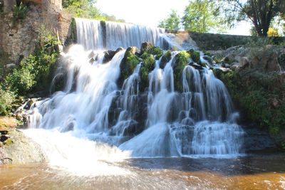 View of waterfall