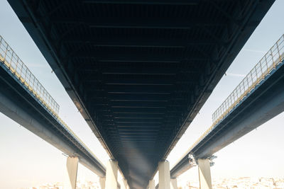 Low angle view of bridge