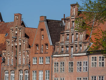 The city of lüneburg from above