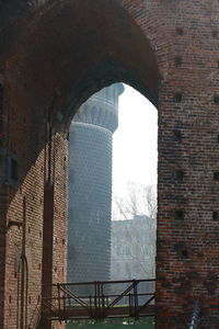 Low angle view of historic building