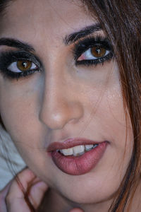 Close-up portrait of woman