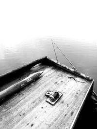 View of boats in water