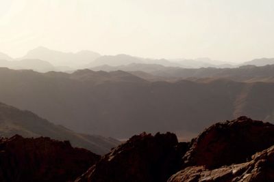 Scenic view of mountains