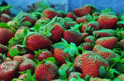 Close-up of strawberries