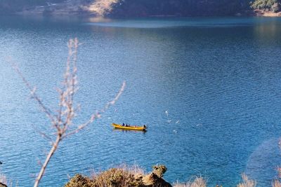 Scenic view of lake