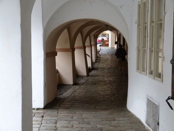 Corridor of building