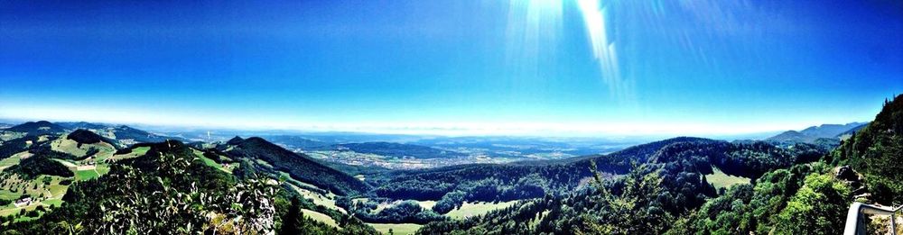 Scenic view of mountains