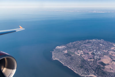 Aerial view of margate,uk