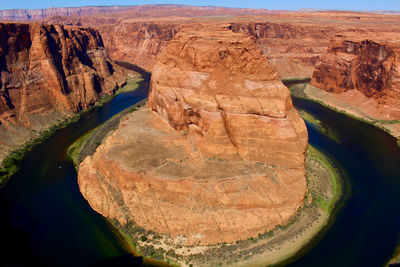 Scenic view of horseshoe bend 