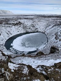 Amazing crater - iceland