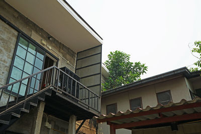 Low angle view of building against sky