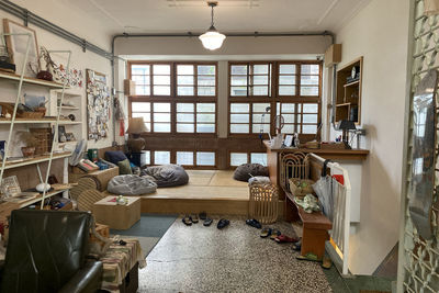 Interior of building