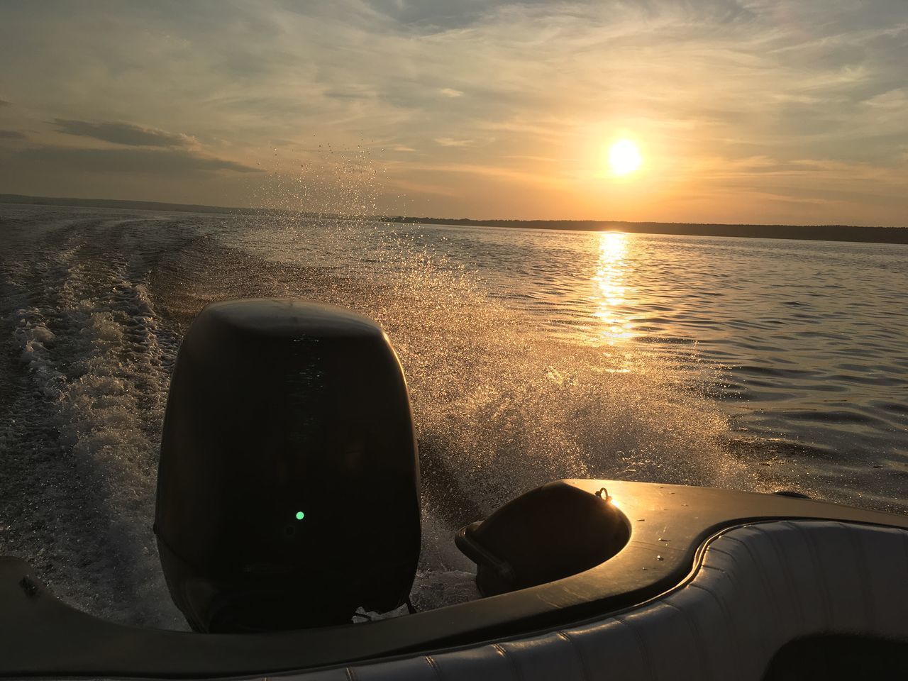 CLOSE-UP OF SEA AGAINST SUNSET