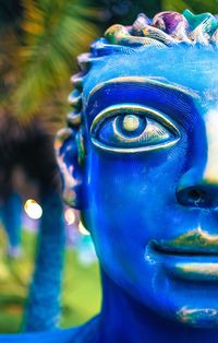 Close-up of buddha statue