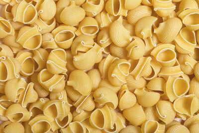 Full frame shot of pipe rigate pasta