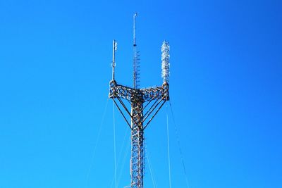 Low angle view of blue sky