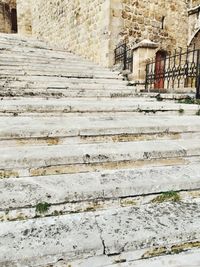 Low angle view of staircase of building