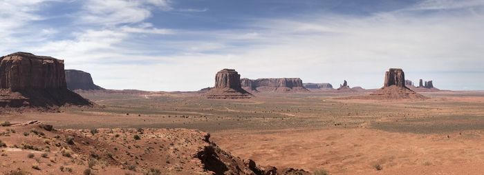 Panoramic view of landscape against sky