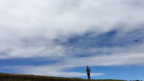 Man standing on field