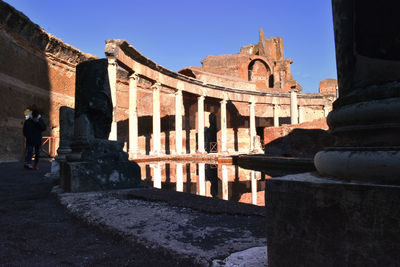 Details of villa adriana, residence of the roman emperor hadrian, near tivoli