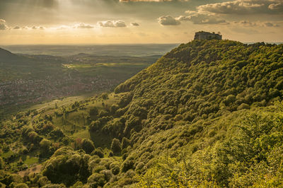 Scenic shot of calm countryside landscape