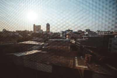 Cityscape against sky