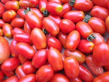 Full frame shot of tomatoes at market