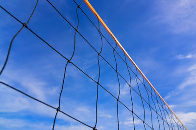 Low angle view of bridge against sky