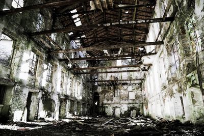 View of abandoned building