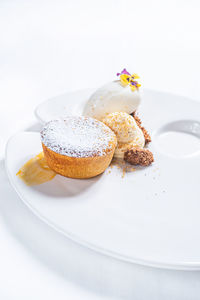 Close-up of cake on plate