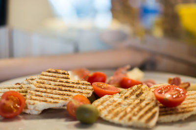 Close-up of food in plate