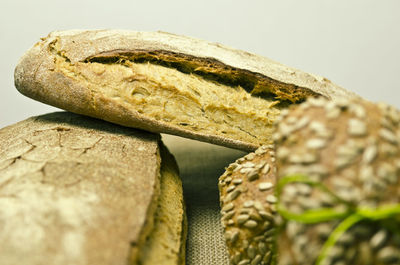 Close-up of fresh breads