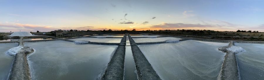 Marais salants sun set 