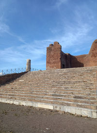 View of old ruins against sky