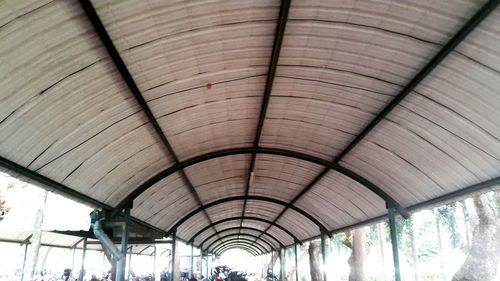 Low angle view of ceiling