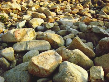 Full frame shot of stones