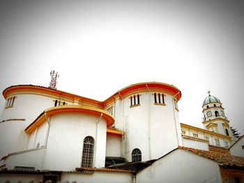 Low angle view of cathedral against clear sky