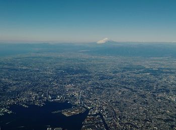 Aerial view of landscape