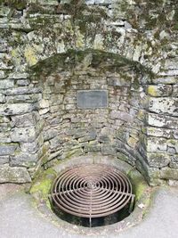 Close-up of old stone wall