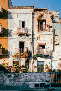 Low angle view of old building