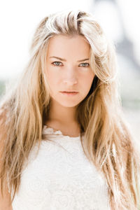 Portrait of beautiful woman