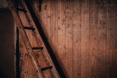 Full frame shot of wooden wall